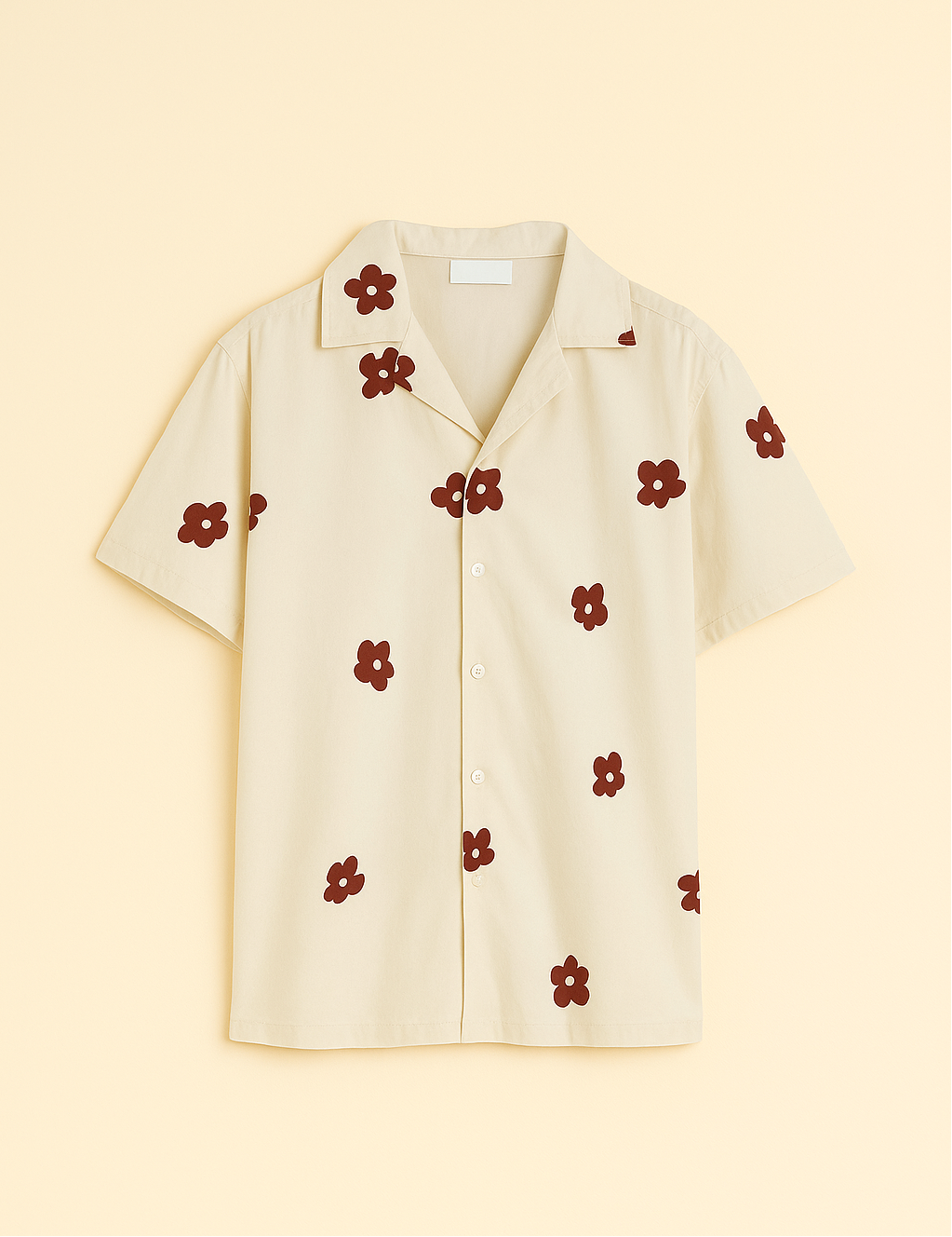 Kurzarmhemd mit Blumenprint